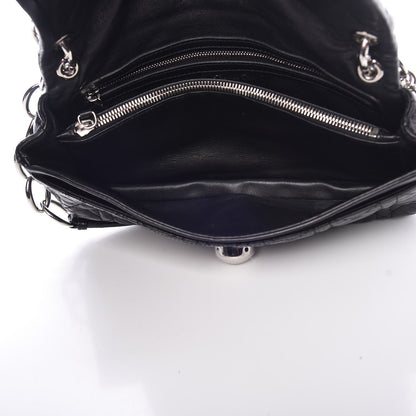 Christian Dior Lambskin Cannage Rendezvous Small Flap Black 4 of 8