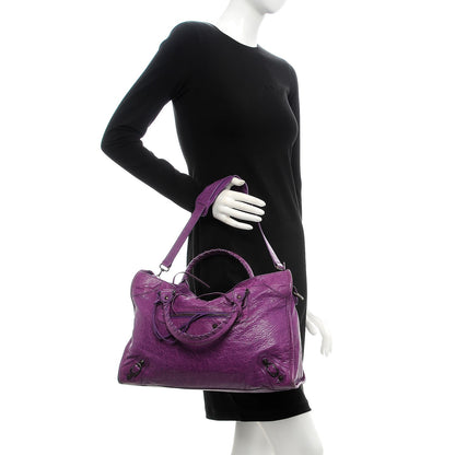Balenciaga Agneau Classic Hardware City Ultraviolet 3 of 8