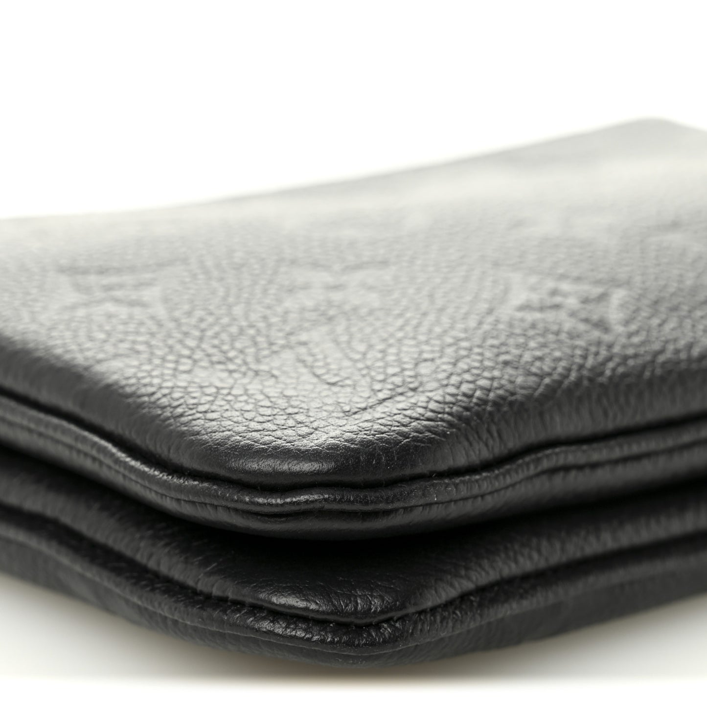 Empreinte Double Zip Pochette Black
