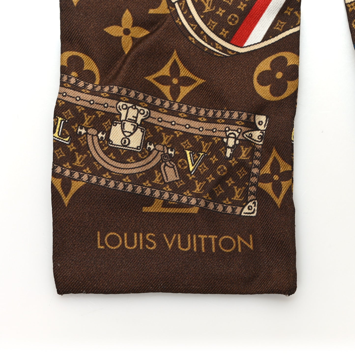 Silk Monogram Trunks Bandeau