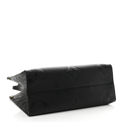 Louis Vuitton Empreinte Monogram Giant OnTheGo MM Black 4 of 12