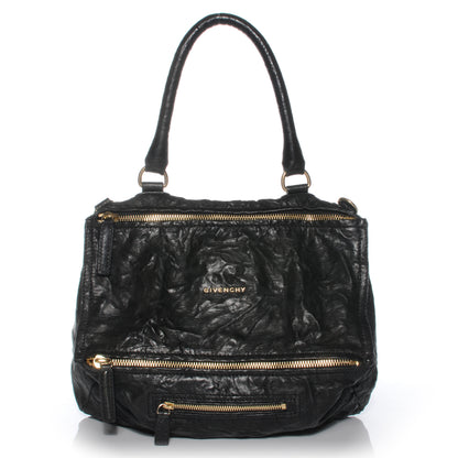 Givenchy Textured Sheepskin Medium Pandora Pepe Messenger Black 1 of 9