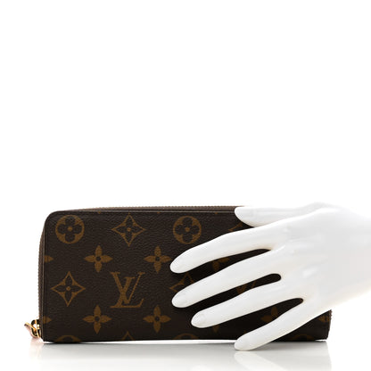 Louis Vuitton Monogram Clemence Wallet Rose Ballerine 2 of 7