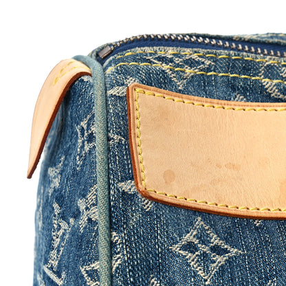 Louis Vuitton Monogram Denim Neo Speedy Blue 10 of 12