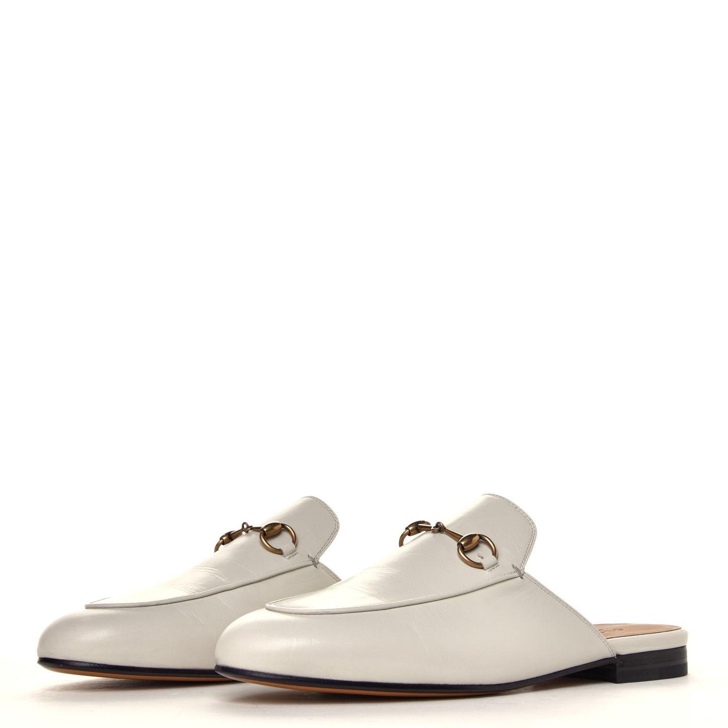 Malaga Kid Womens Princetown Slippers 38.5 Mystic White