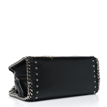Stella McCartney Eco Alter Nappa Mini Falabella Box Bird Top Handle Bag Black 3 of 5