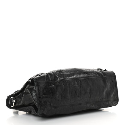 Balenciaga Agneau Classic Silver Hardware City Black 3 of 7