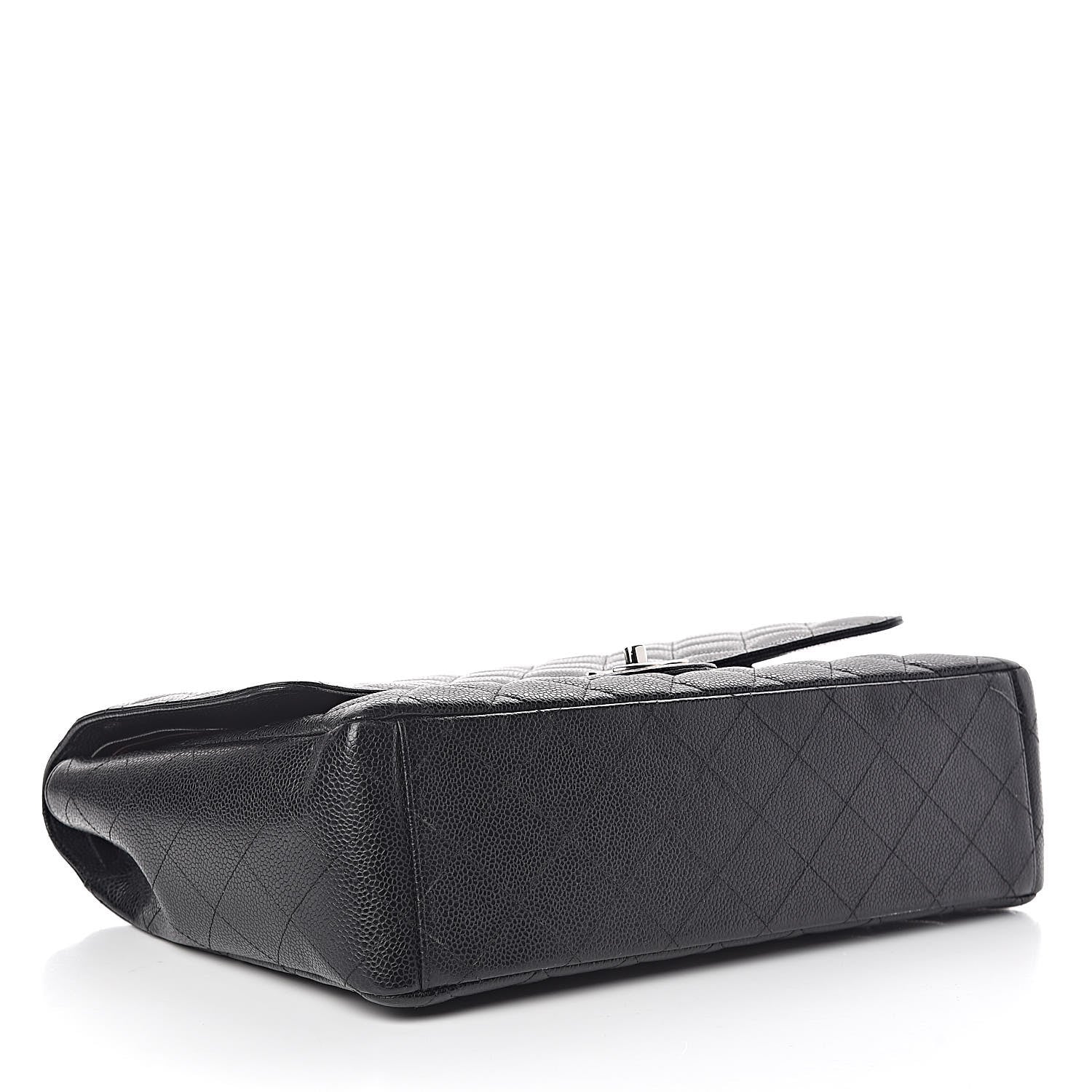 Chanel Caviar Quilted Maxi Double Flap Black 4 of 14