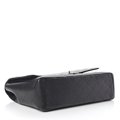 Chanel Caviar Quilted Maxi Double Flap Black 4 of 14