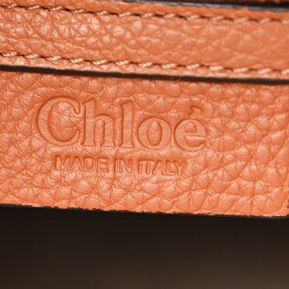 Chloe Suede Calfskin Braided Medium Marcie Double Carry Burgundy 6 of 10