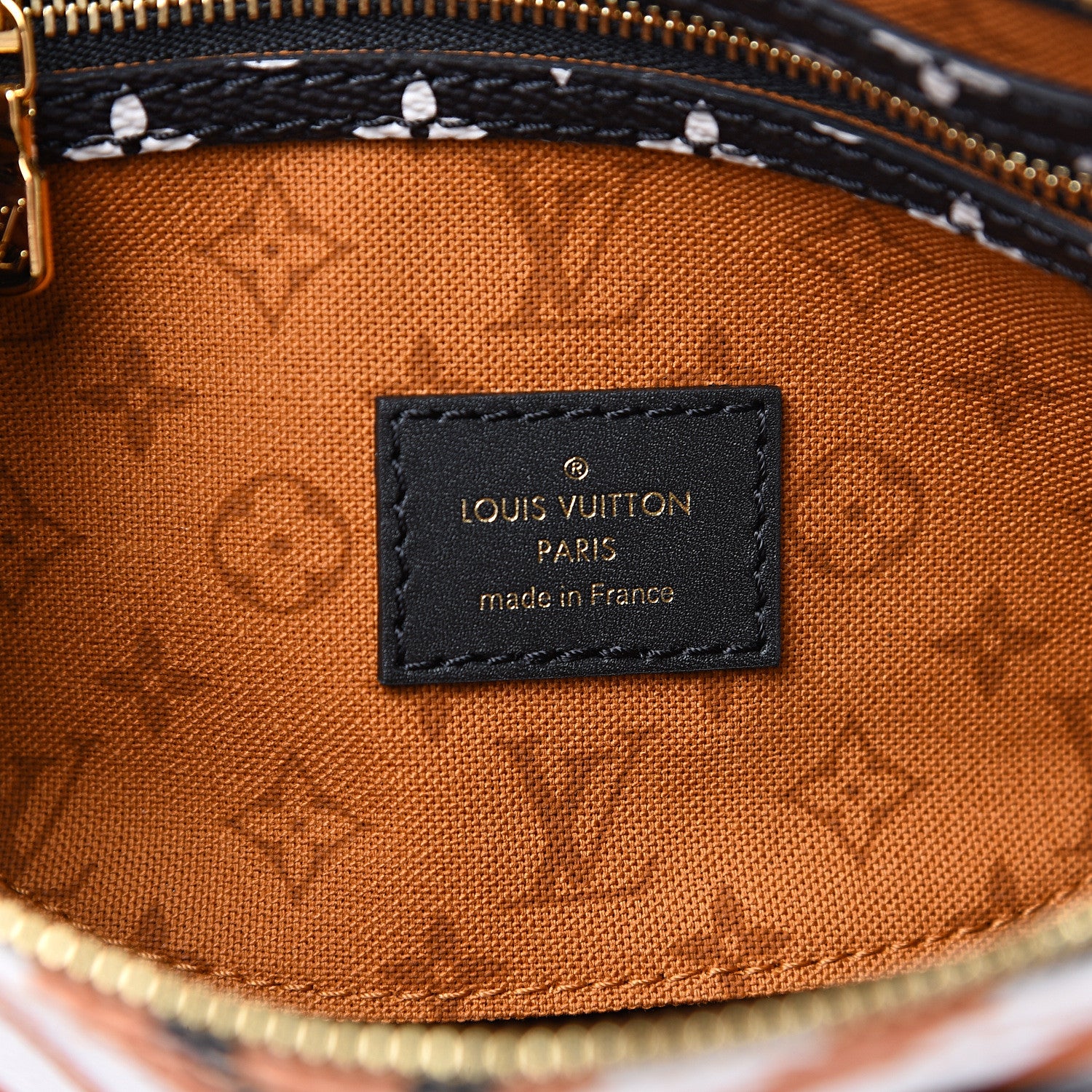 Louis Vuitton Monogram Giant Crafty Speedy Bandouliere 25 Creme Caramel 5 of 8