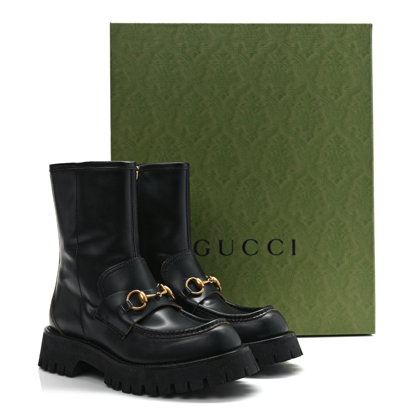 Cordovan Lux Womens Harald Horsebit 25mm Platform Boots 38.5 Black