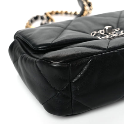 Chanel Lambskin Quilted Medium Chanel 19 Flap Black 8 of 10