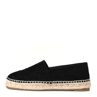 Chanel Suede CC Espadrilles 36 Black 1 of 17