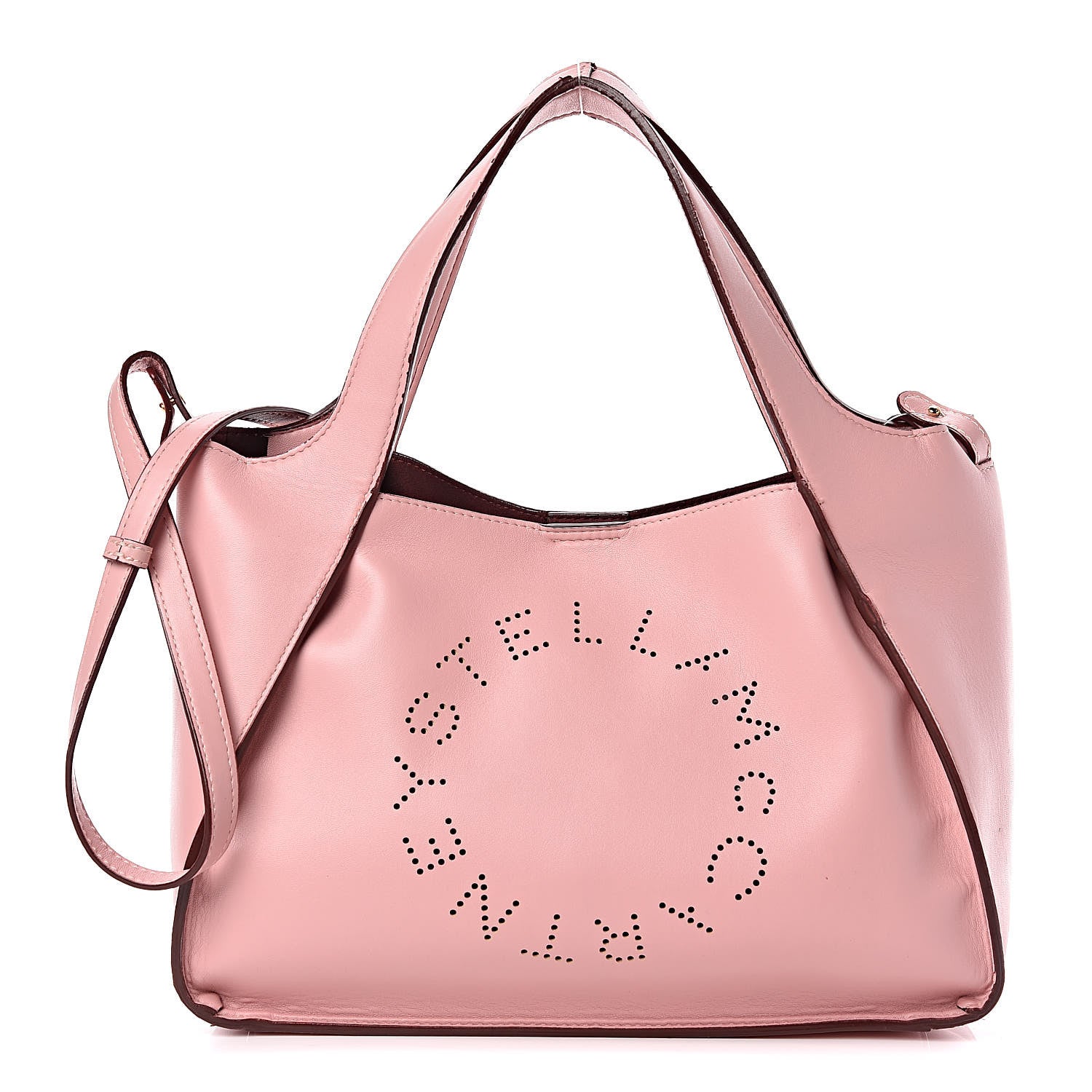 Stella McCartney Eco Alter Nappa East West Perforated Tote Pink 1 of 18