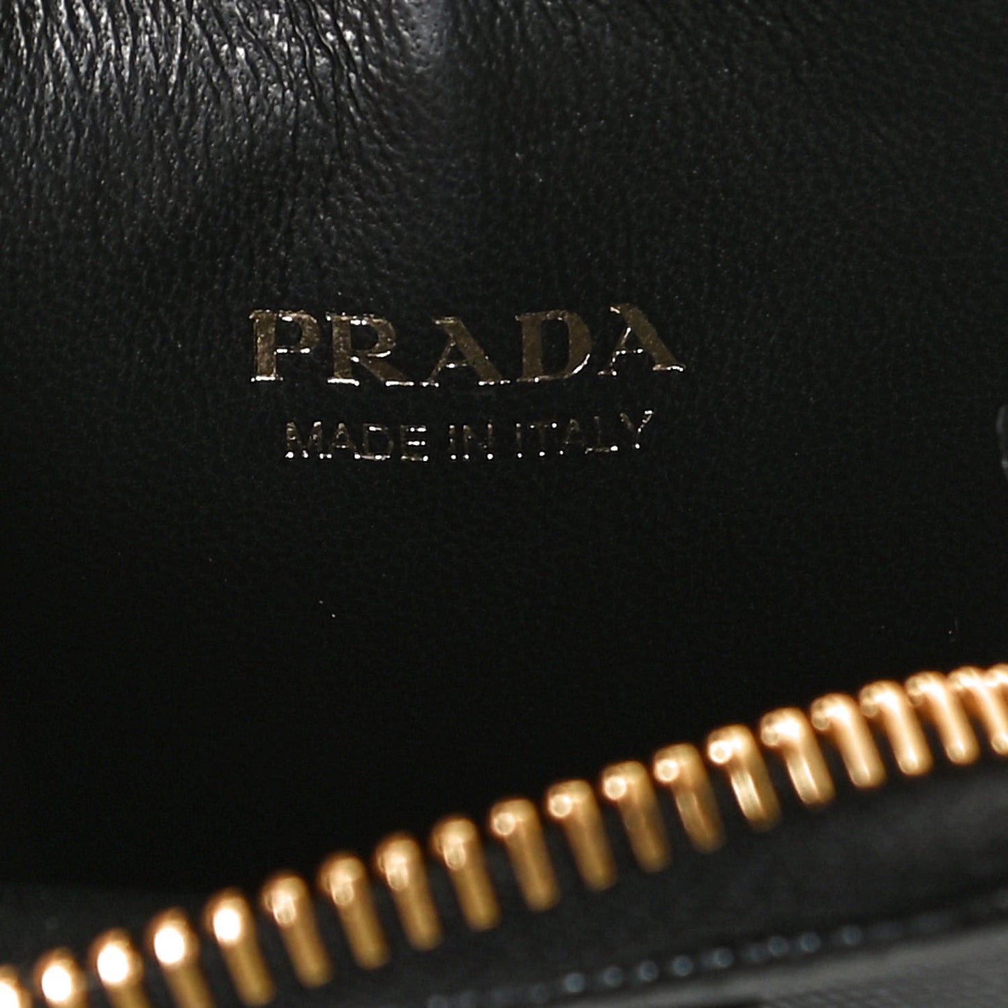 Saffiano Lux Micro Galleria Shoulder Bag Black