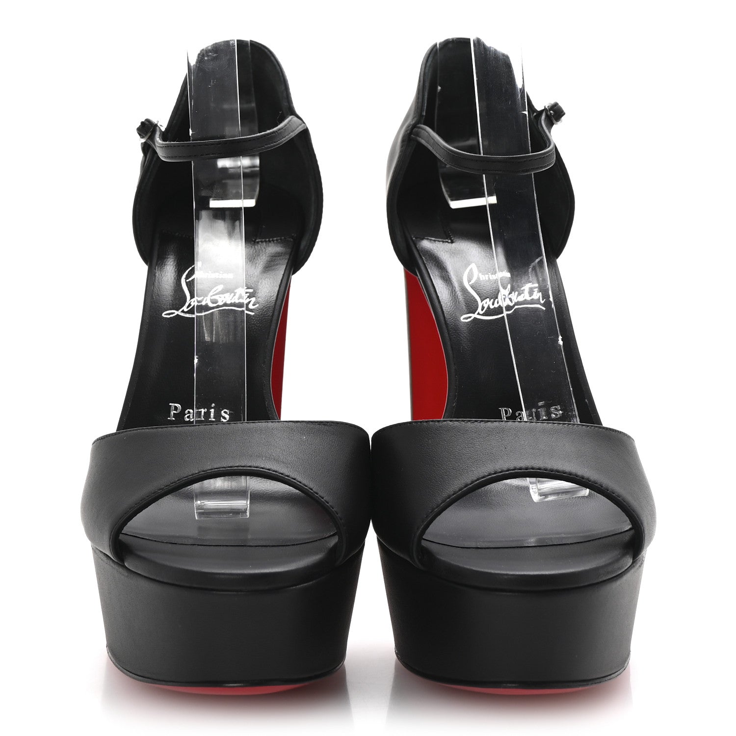 Christian Louboutin Nappa Sandaloo 130 Sandals 39 Black 3 of 9