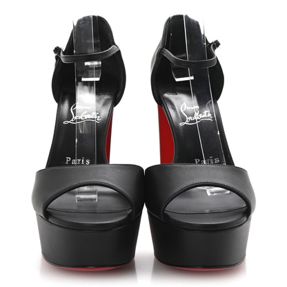 Christian Louboutin Nappa Sandaloo 130 Sandals 39 Black 3 of 9