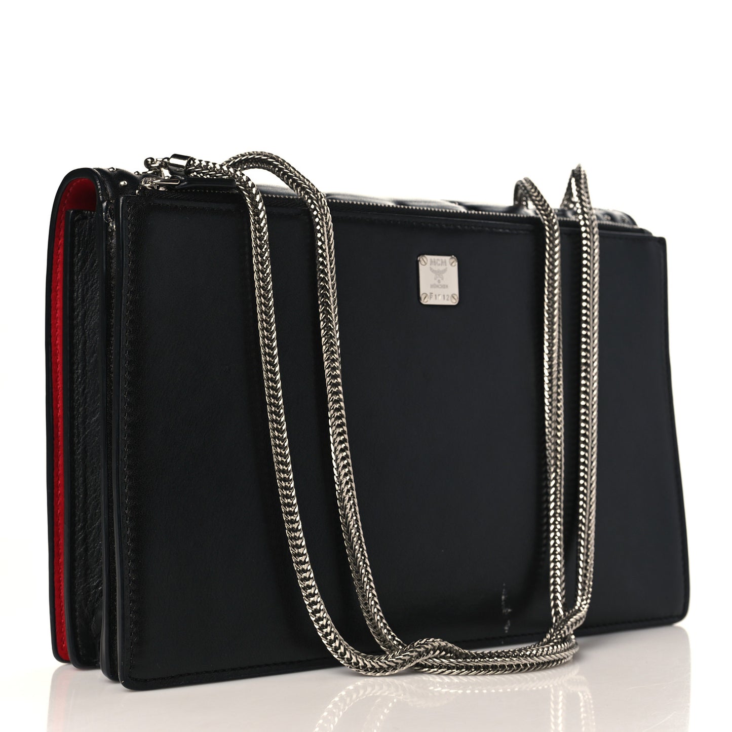 Lambskin Diamond Disco Mini Flap Crossbody Bag Black