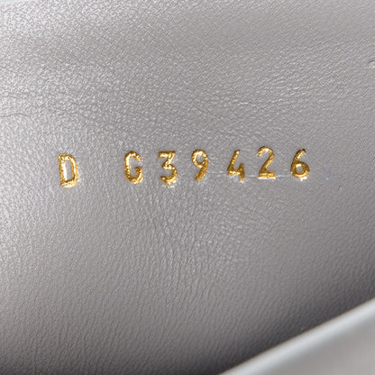 Chanel Lambskin Cap Toe Open Wedge 38 Grey Black 8 of 8