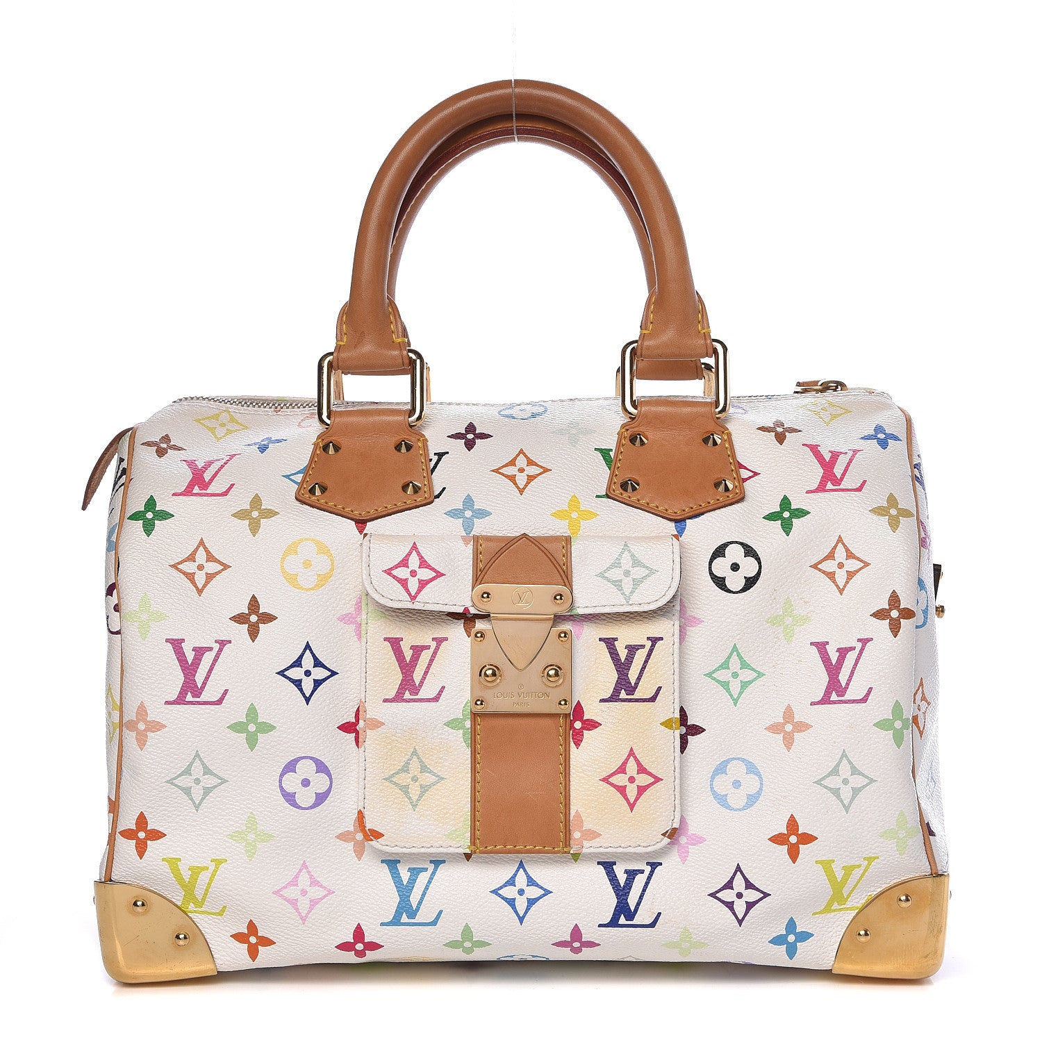 Louis Vuitton Monogram Multicolor Speedy 30 White 1 of 13