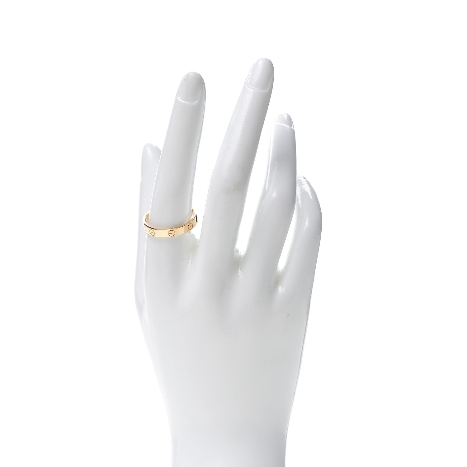 Cartier 18K Yellow Gold 3.5mm LOVE Wedding Band Ring 61 9.5 2 of 6