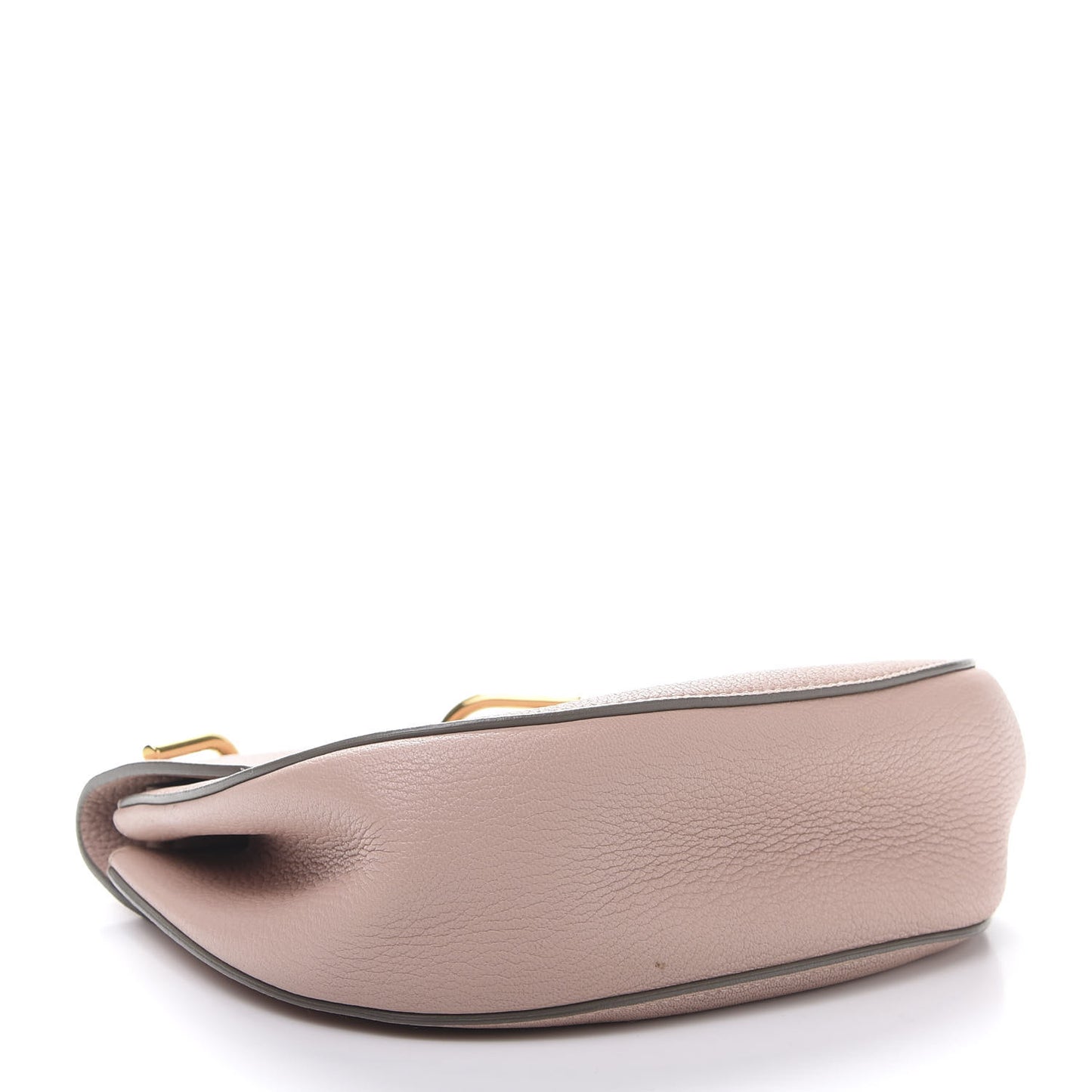 Grained Lambskin Drew Shoulder Bag Cement Pink