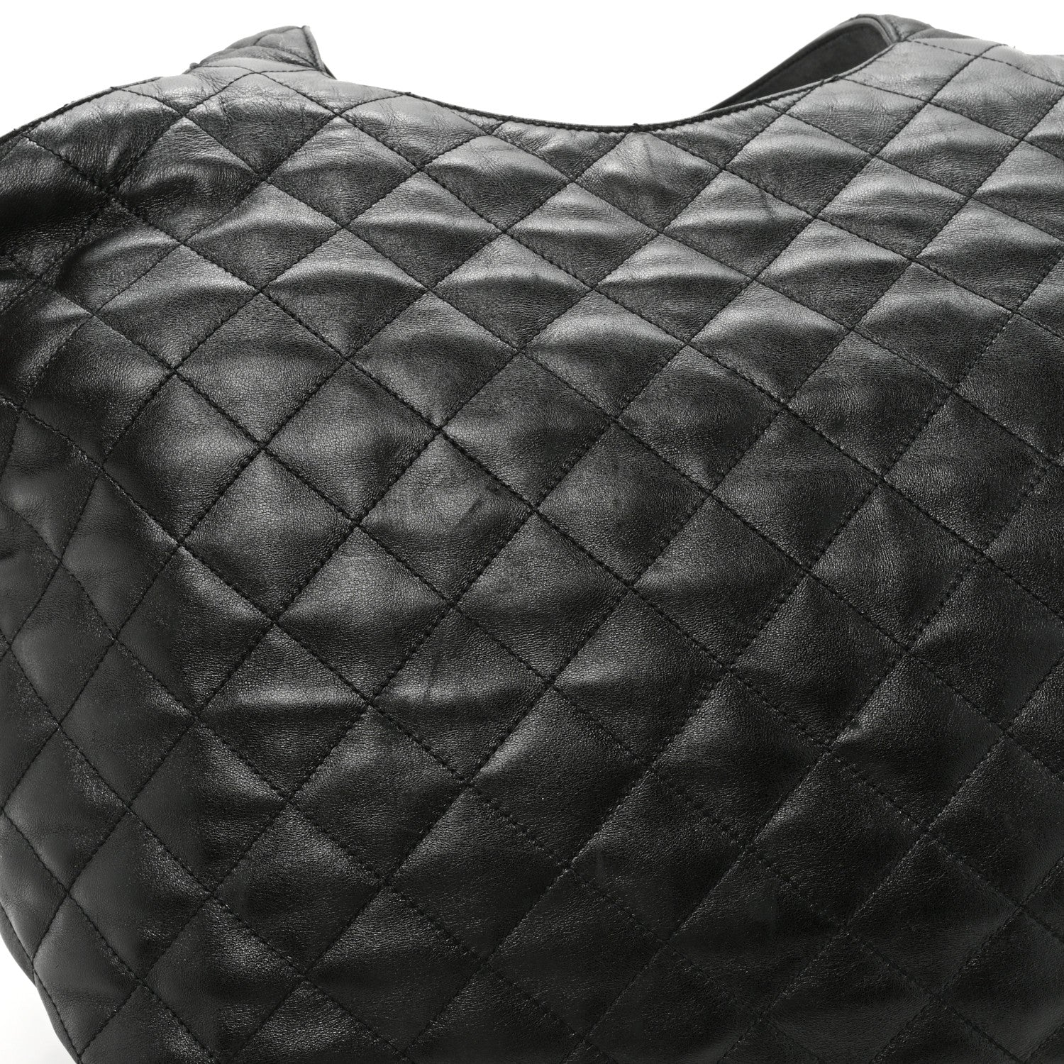 Saint Laurent Lambskin Quilted Maxi Icare Shopping Tote Black 21 of 22