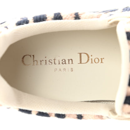 Christian Dior Canvas Tie and Dior Embroidered Womens Solar Slip On Sneakers 38 Multicolor 7 of 10