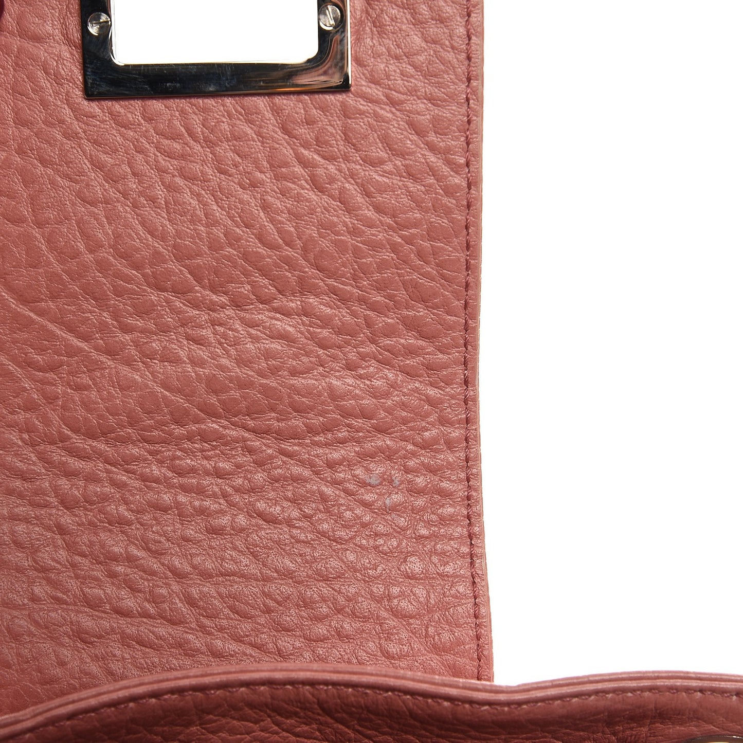 Grained Calfskin Mademoiselle Accordion Flap Pink