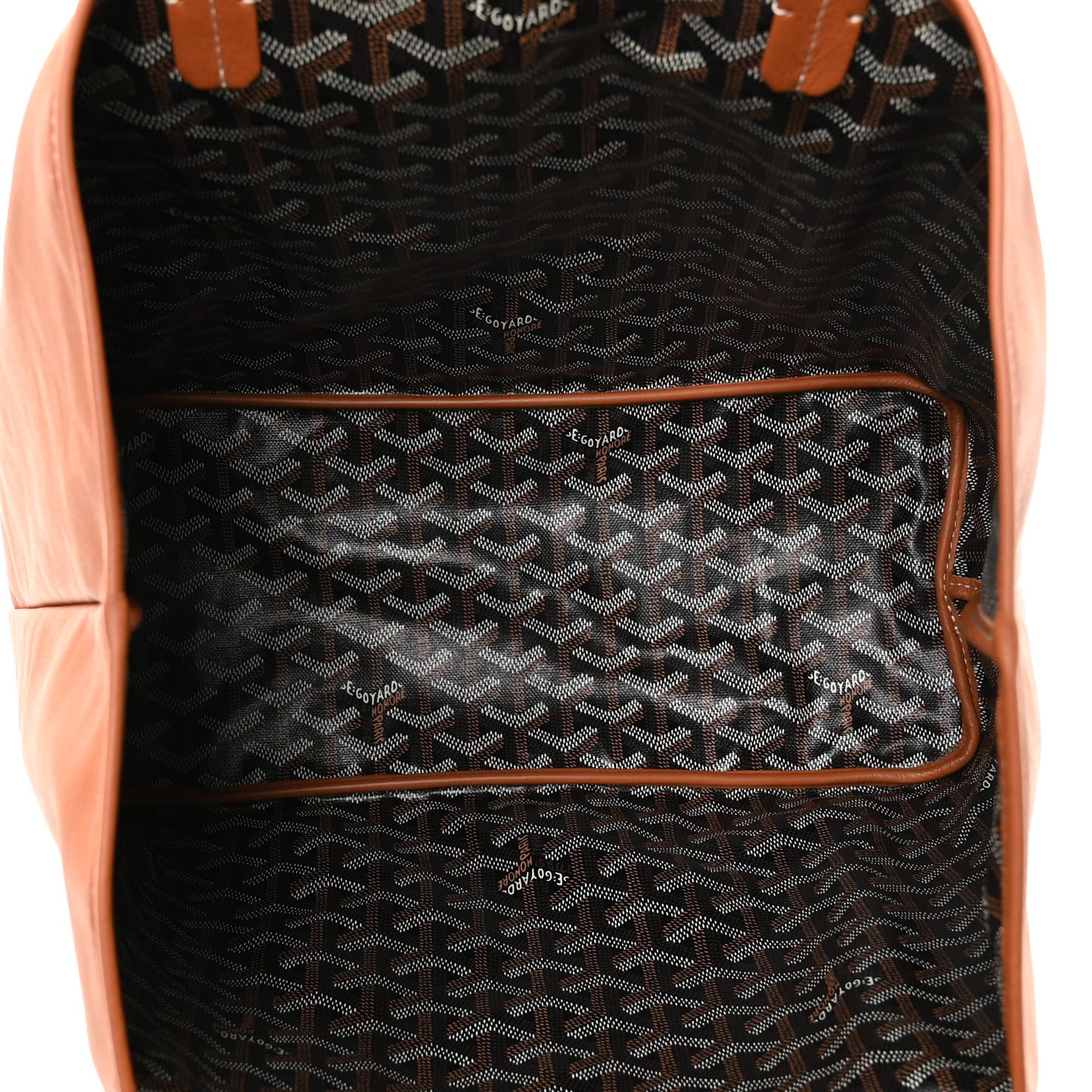 Goyardine Reversible Anjou PM Black Gold