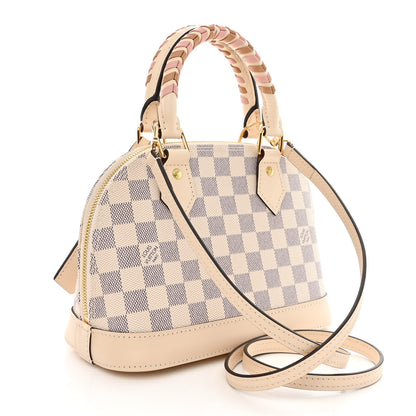 Louis Vuitton Damier Azur Braided Alma BB 3 of 9