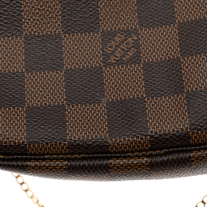 Louis Vuitton Damier Ebene Mini Pochette Accessories 8 of 9
