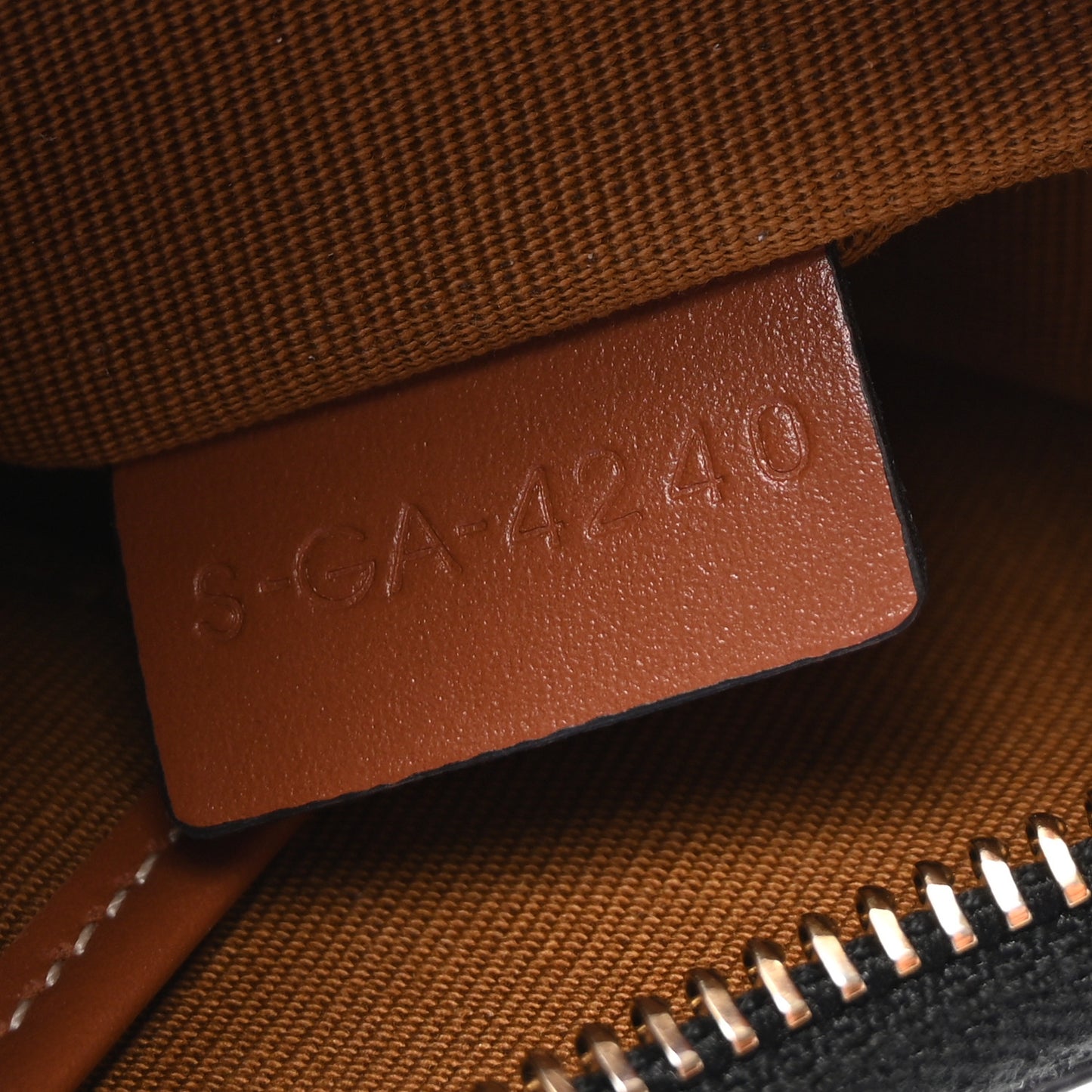 Triomphe Canvas Calfskin Ava Shoulder Bag Tan