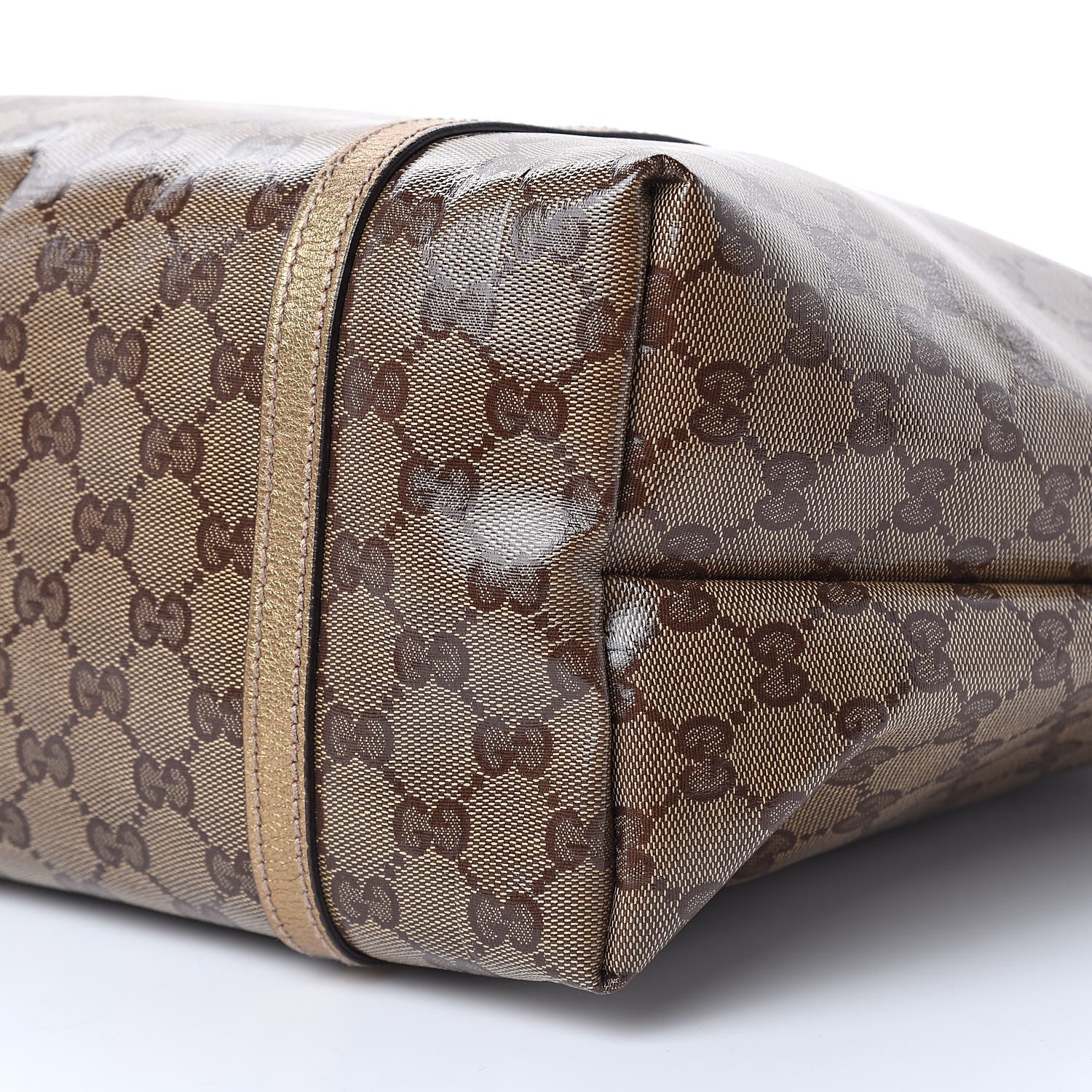 Gucci Crystal Monogram Medium Joy Tote Gold 9 of 10
