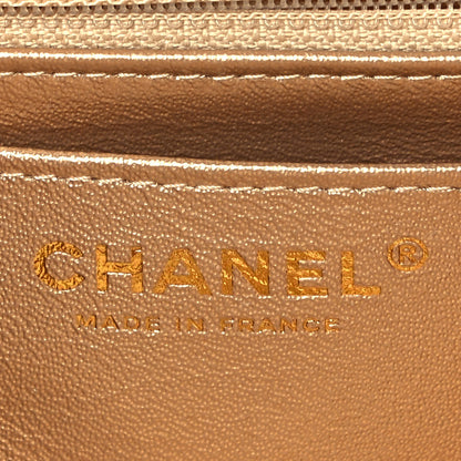 Chanel Metallic Lambskin Quilted Mini Rectangular Flap Gold 5 of 8