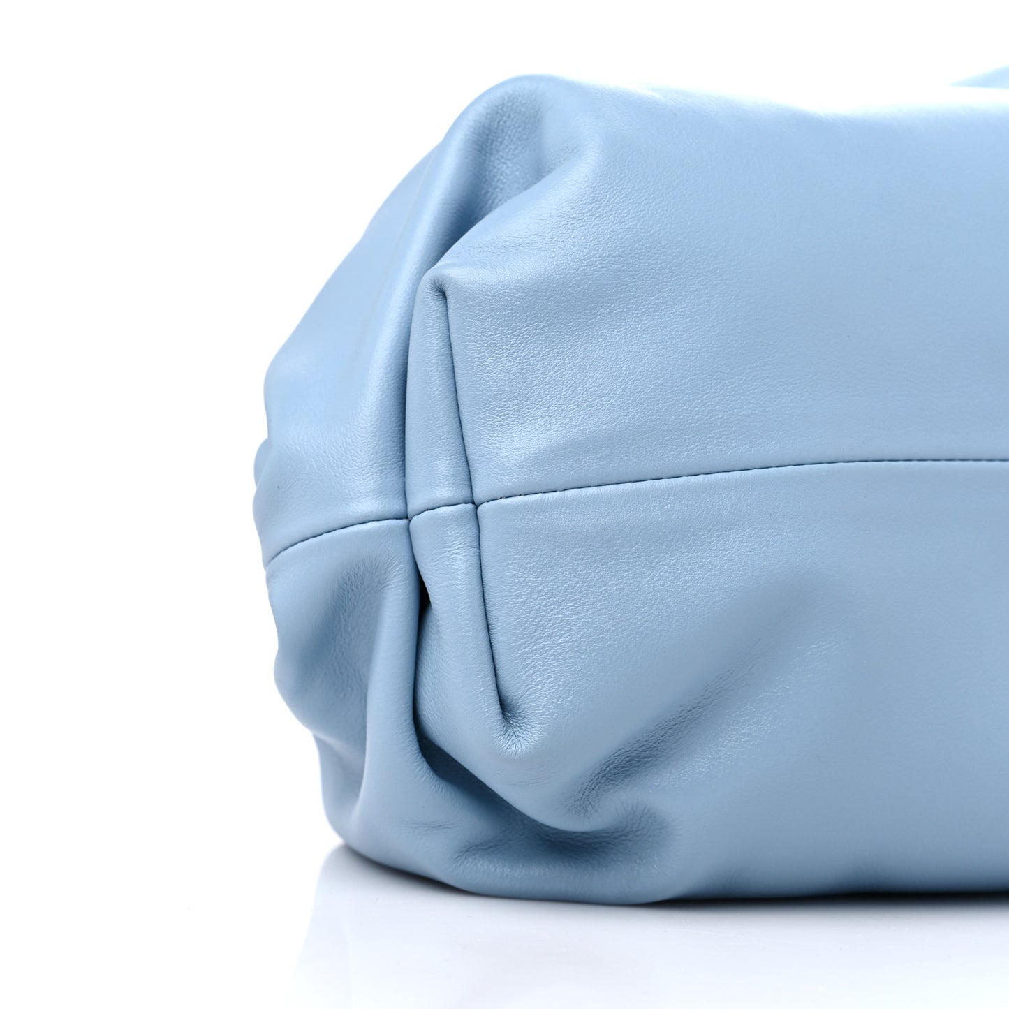 Smooth Butter Calf The Pouch Oversized Clutch Ice
