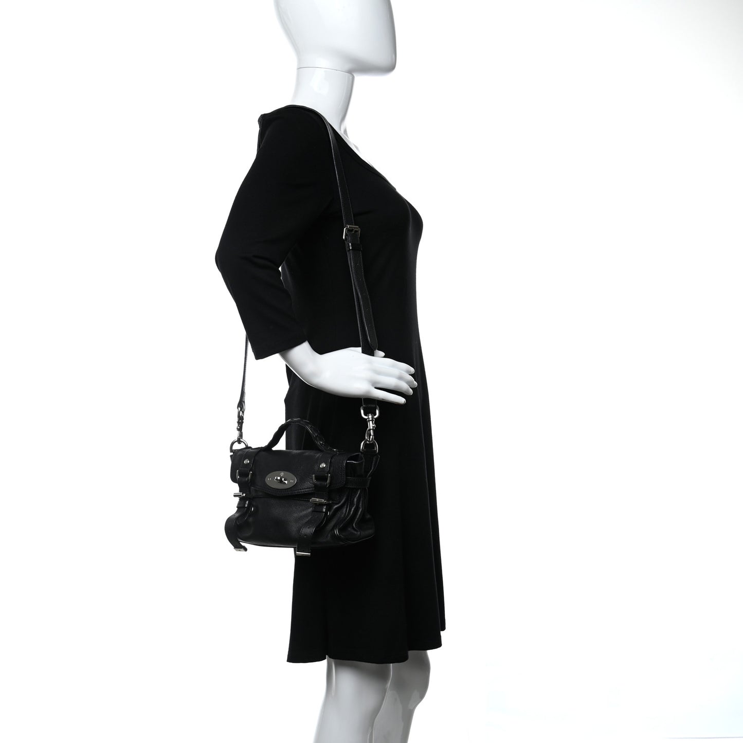 Goatskin Mini Alexa Black
