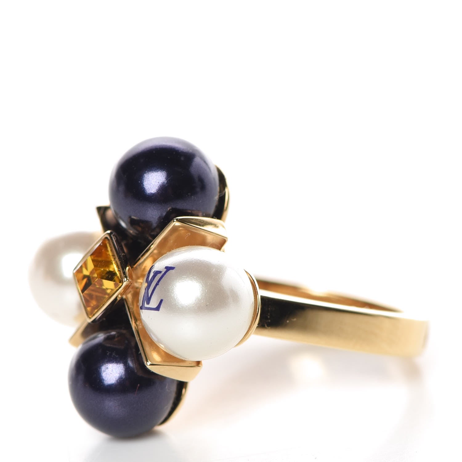 Louis Vuitton Pearl Cry Me A River Ring 5.5 3 of 6