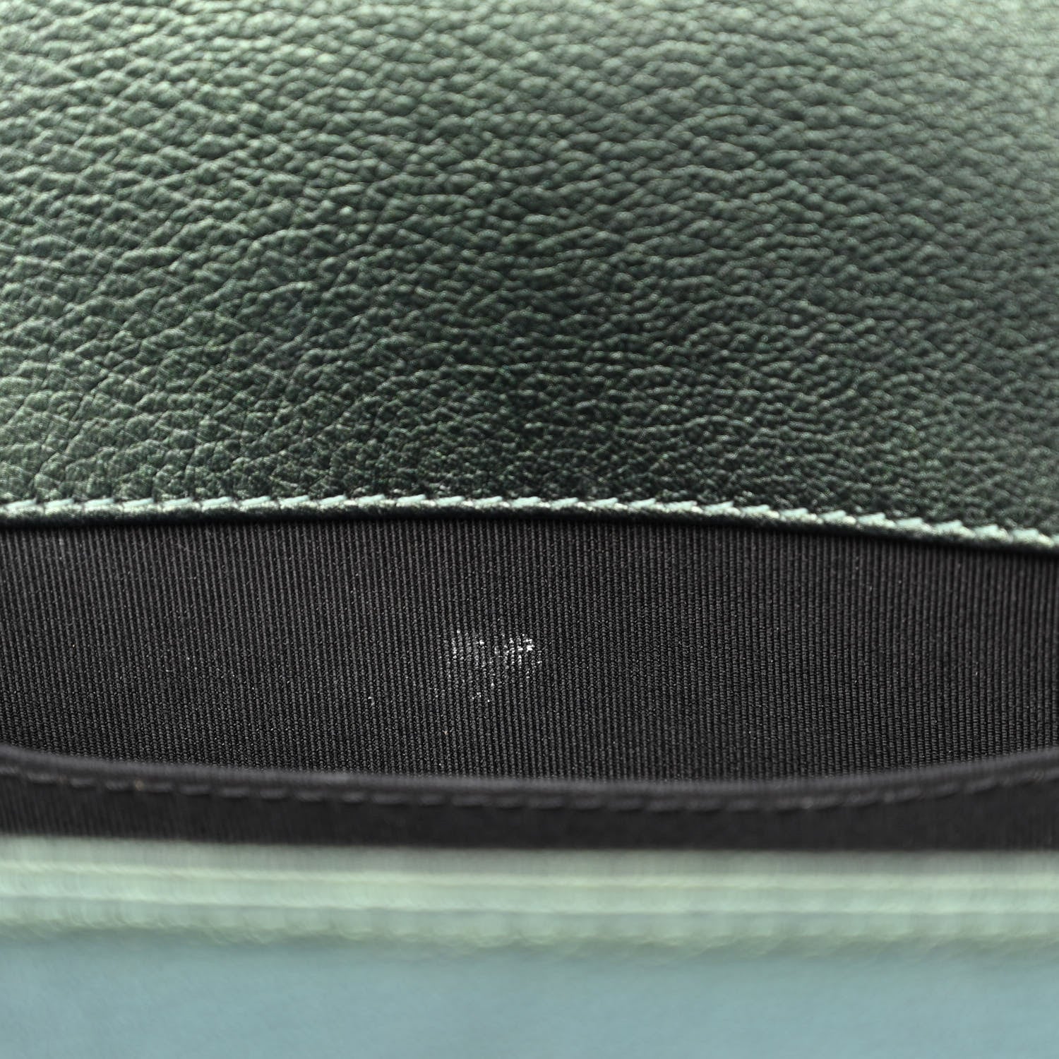 Chanel Iridescent Goatskin Quilted Medium Boy Flap Green 12 of 14