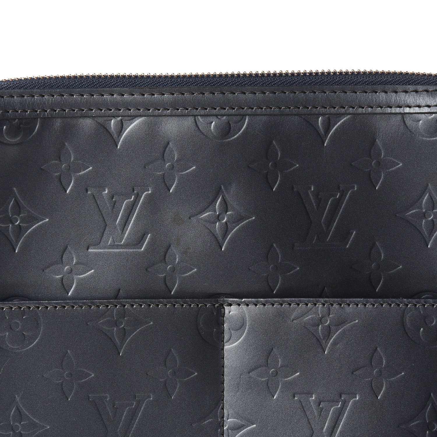 Louis Vuitton Mat Monogram Sutter Tote Blue 9 of 9