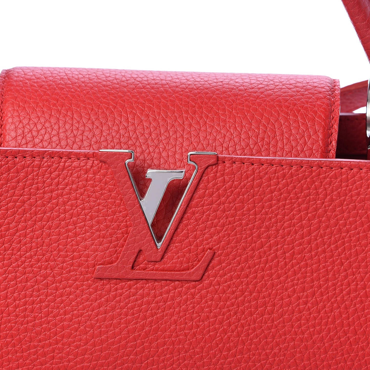 Taurillon Capucines PM Rubis