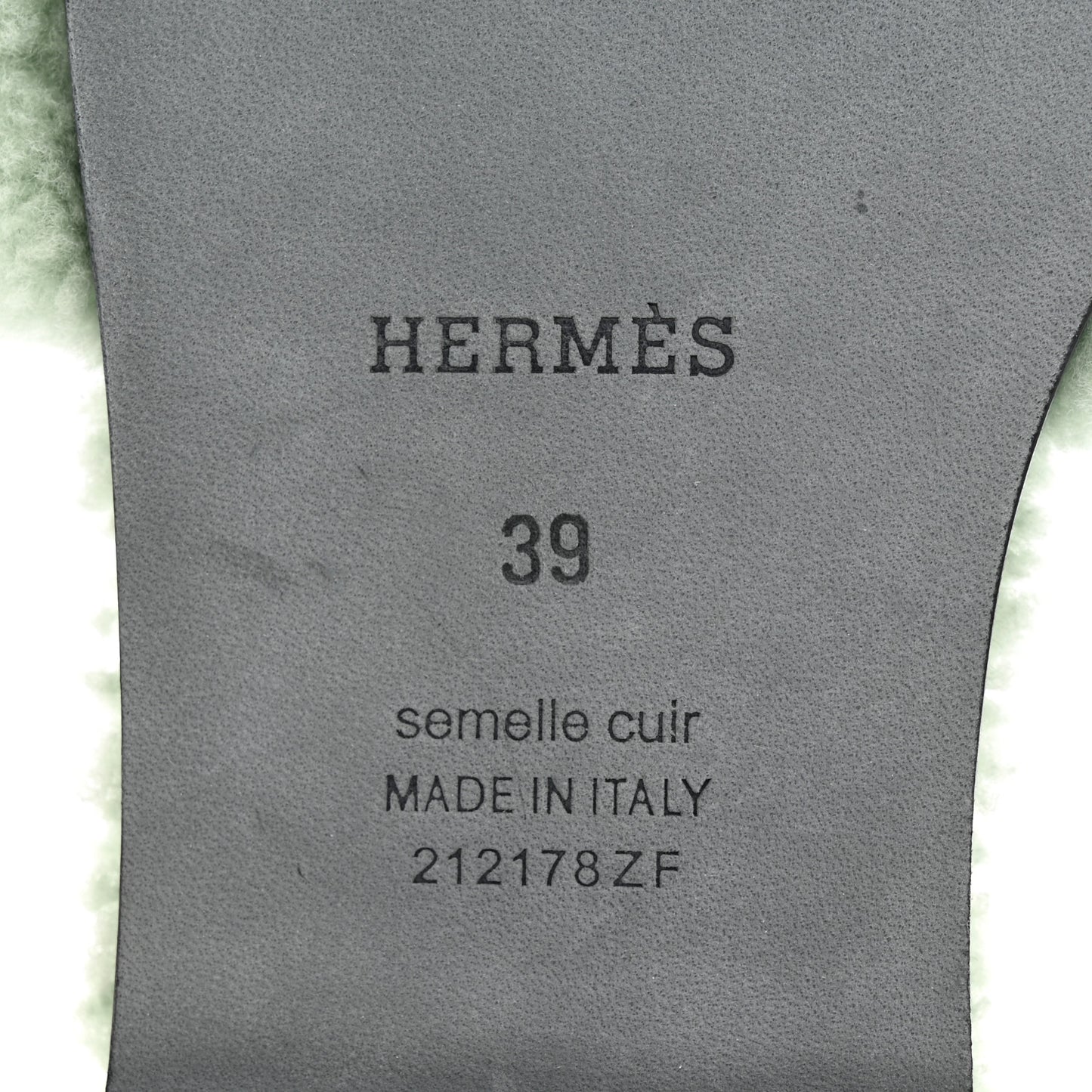 Woolskin Oran Sandals 39 Vert D’eau