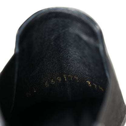 Saint Laurent Incrociato Muriel Vassili 60 Ankle Zip Boots 37.5 Black 9 of 10
