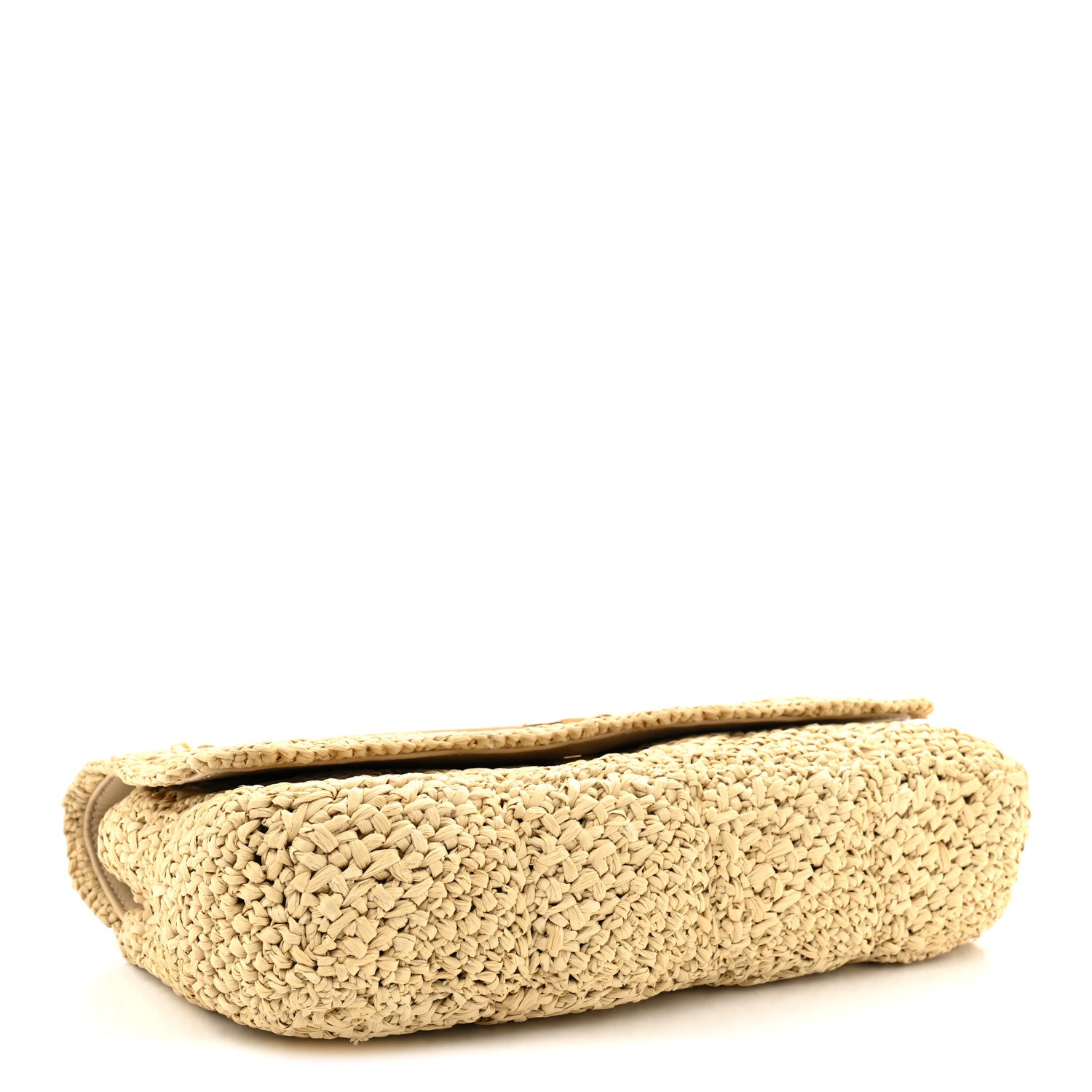 Saint Laurent Raffia Monogram Medium Jamie Natural Avorio 4 of 10