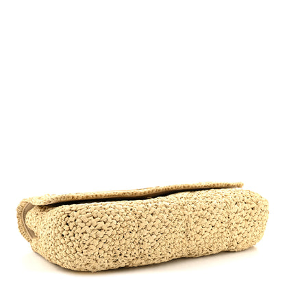 Saint Laurent Raffia Monogram Medium Jamie Natural Avorio 4 of 10