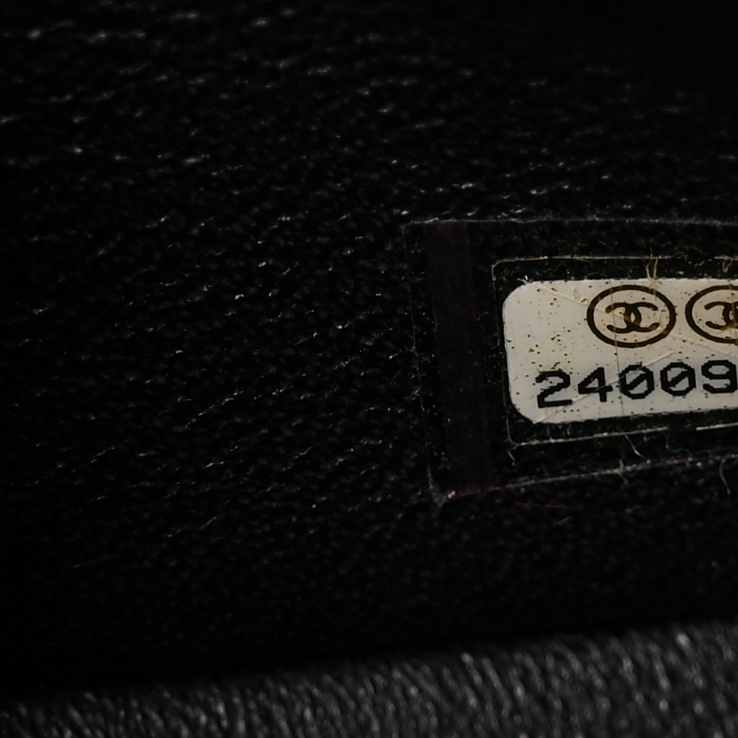 Chanel Crumpled Calfskin Quilted Jumbo Double Flap So Black 7 of 10