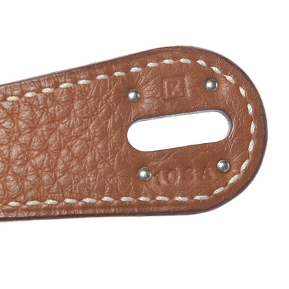 Hermes Taurillon Clemence Lindy 30 Gold 7 of 14