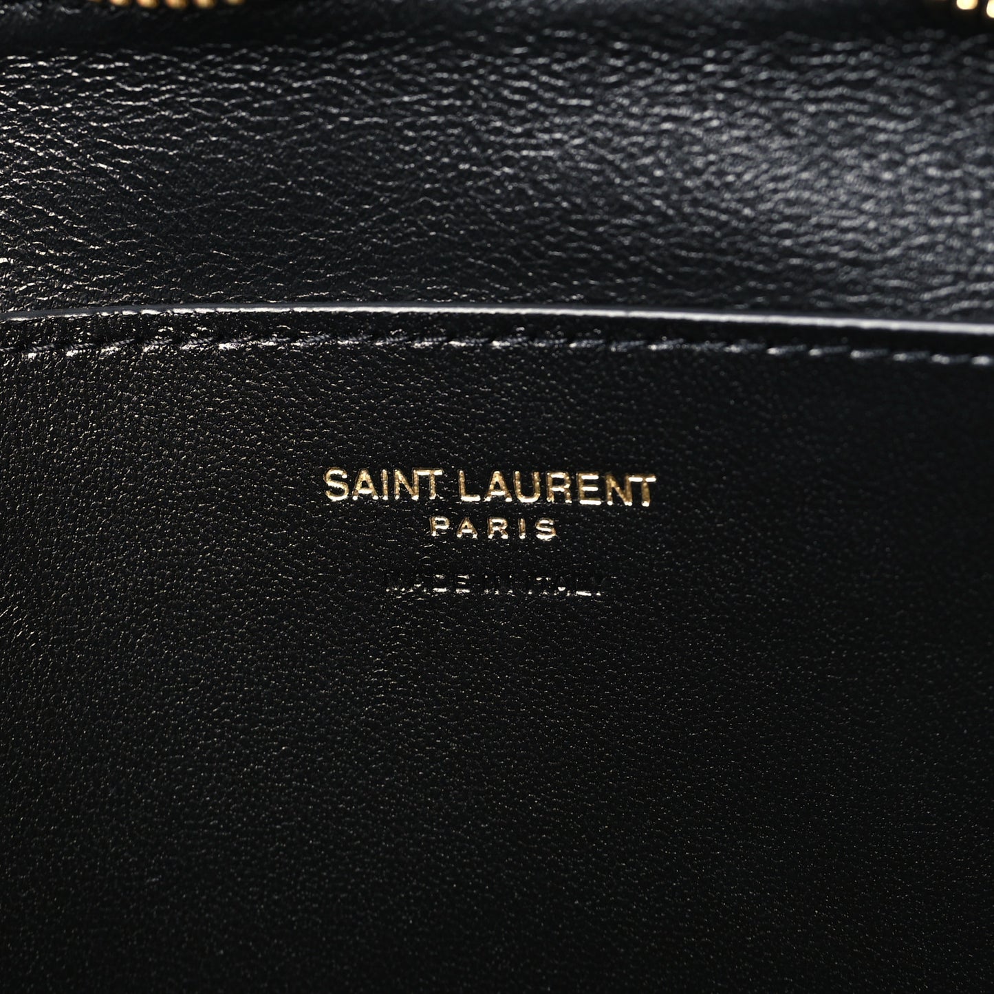 Lambskin Small Calypso Pouch Black