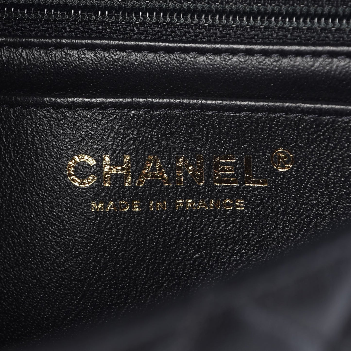 Lambskin Quilted Mini Rectangular Flap Black